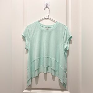 FREE PEOPLE Movement Breezy Tempo Short Sleeve Top